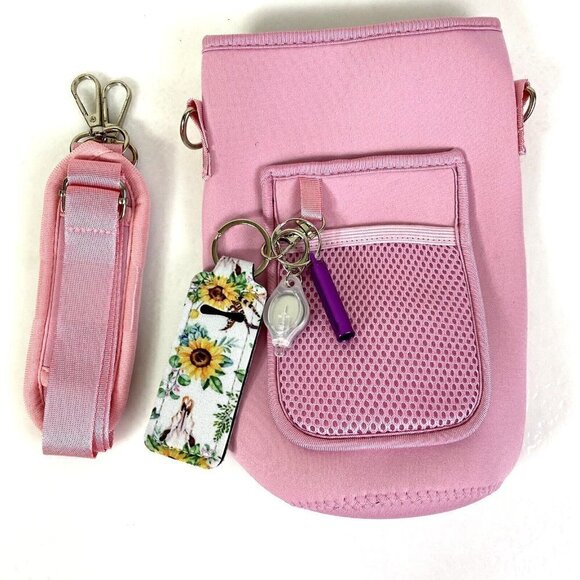 Insulated Water Bottle Carrier With Strap Self Defense - Picture 1 of 10